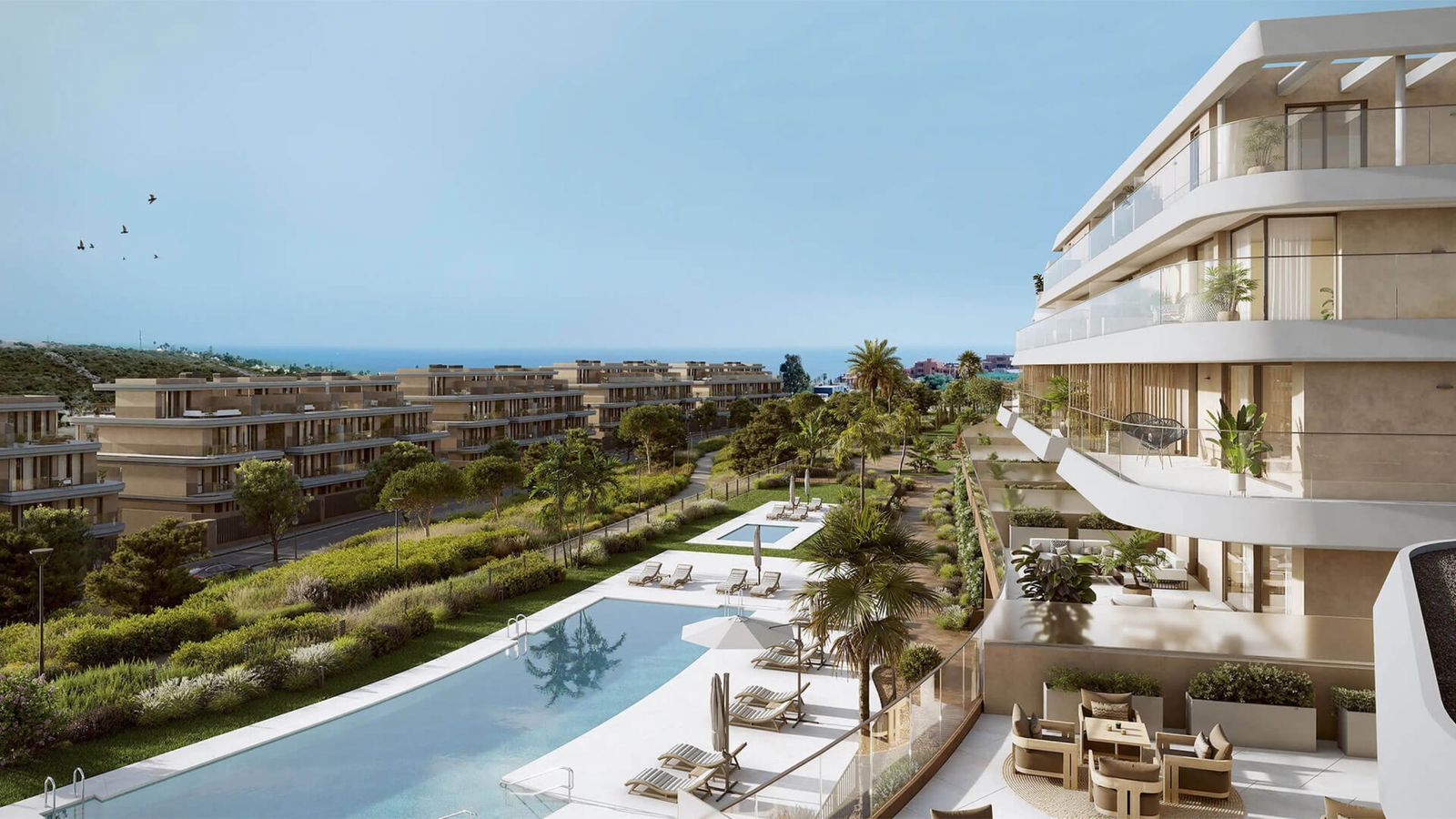 2 Bed Middle Floor Apartment in Estepona w Estepona — Apartament